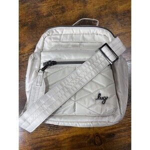 Lug Alpine Crossbody Women’s Bag with Adjust Strap and Multiple Zippered Beige